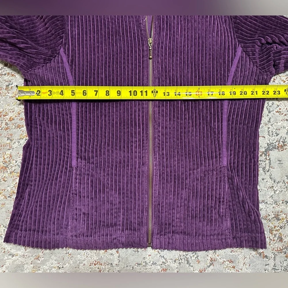 Woolrich Kinsdale Wale Corduroy Lightweight Jacket Eggplant Large 100% cotton
